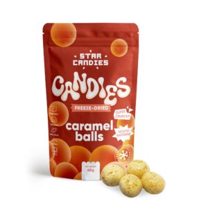 Külmkuivatatud Karamellipallid STAR CANDIES