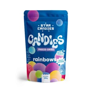 Külmkuivatatud Vikerkaarekommid STAR CANDIES